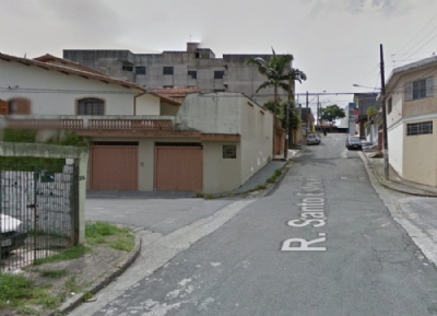 Buraco atrapalha trfego na Vila Bocaina Imagem: Google Maps 