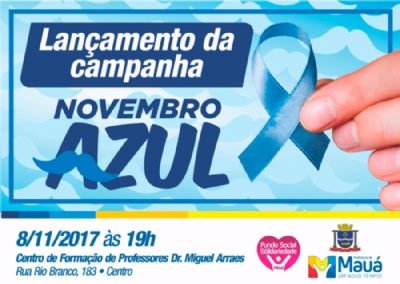 Mau promove lanamento da campanha Novembro Azul Lanamento da Campanha Novembro Azul. Crdito: divulgao