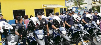 Prefeitura de Mau refora o combate  criminalidade Inaugurao de base da GCM, Sistema Detecta e aplicativo so as novas aes. Foto: Nario Barbosa/DGABC 