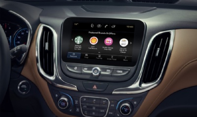 GM inclui app para pedir comida e fazer compras pela tela do carro nos EUA Tela multimdia ter apps para compras sem sair do carro (Foto: Divulgao) 