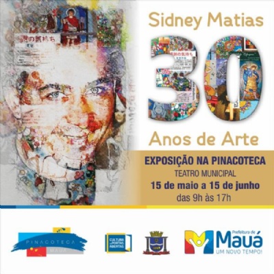 Sidney Matias comemora 30 anos de carreira internacional em Mau  Sidney possui trabalhos expostos em universidades, embaixadas, museus, catedrais e muito mais. Foto: Divulgao