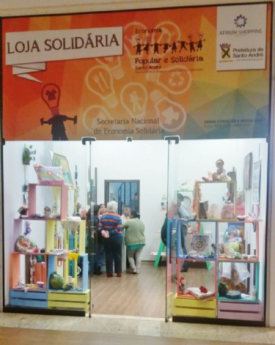 Loja Solidria no Atrium Shopping recebe inscries para programa de incubao  